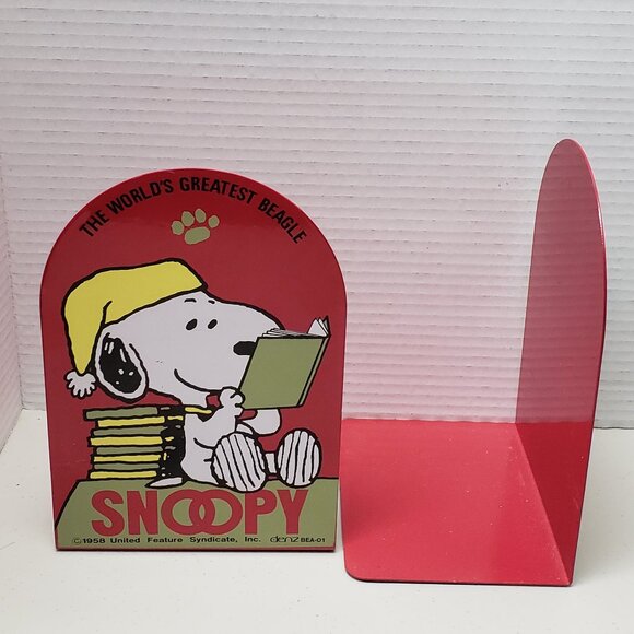 Vintage Peanuts Snoopy Bookends - Picture 1 of 7